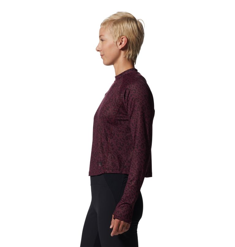 Red Women's Mountain Hardwear Crater Lake™ Crop Sweatshirt | UK-132568