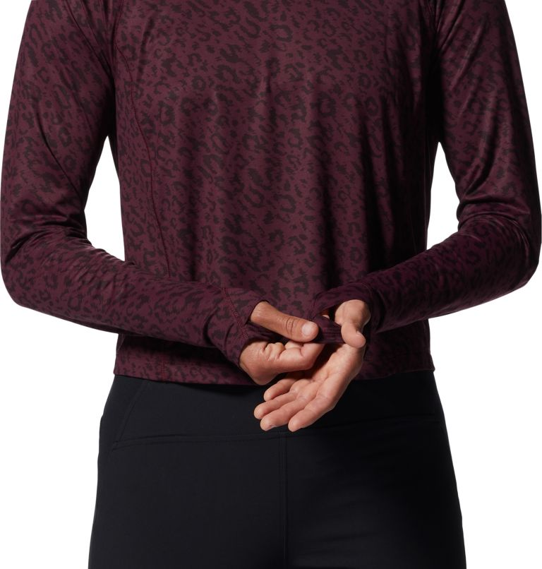 Red Women's Mountain Hardwear Crater Lake™ Crop Sweatshirt | UK-132568