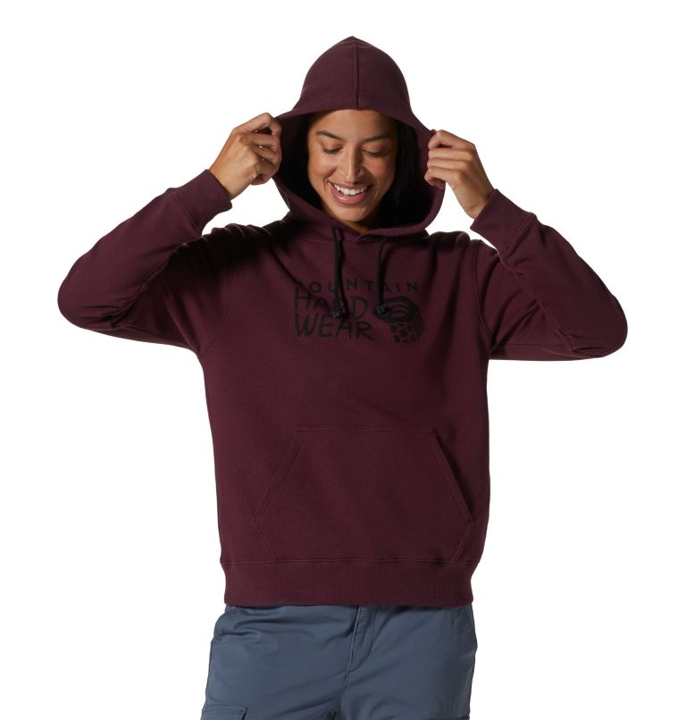 Red Women's Mountain Hardwear MHW Logo Pullover | UK-492730