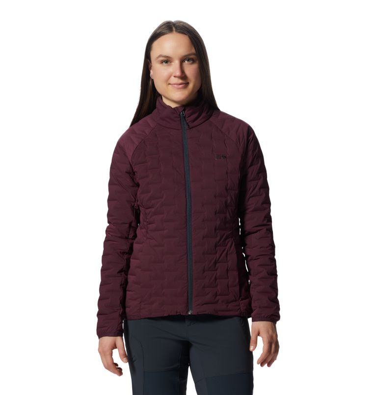 Red Women\'s Mountain Hardwear Stretchdown™ Jackets | UK-135628