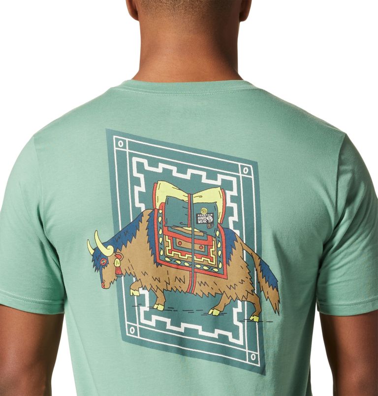 Turquoise Men's Mountain Hardwear Pack Yak™ T Shirts | UK-462015