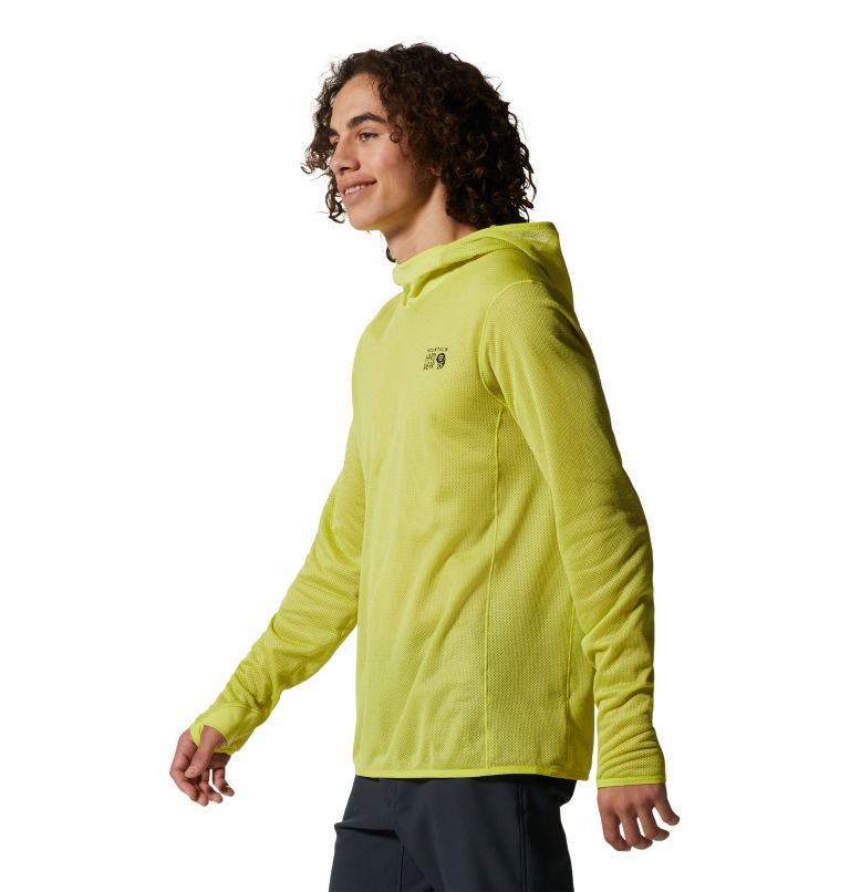 Yellow Men's Mountain Hardwear AirMesh™ Hoodie | UK-068123