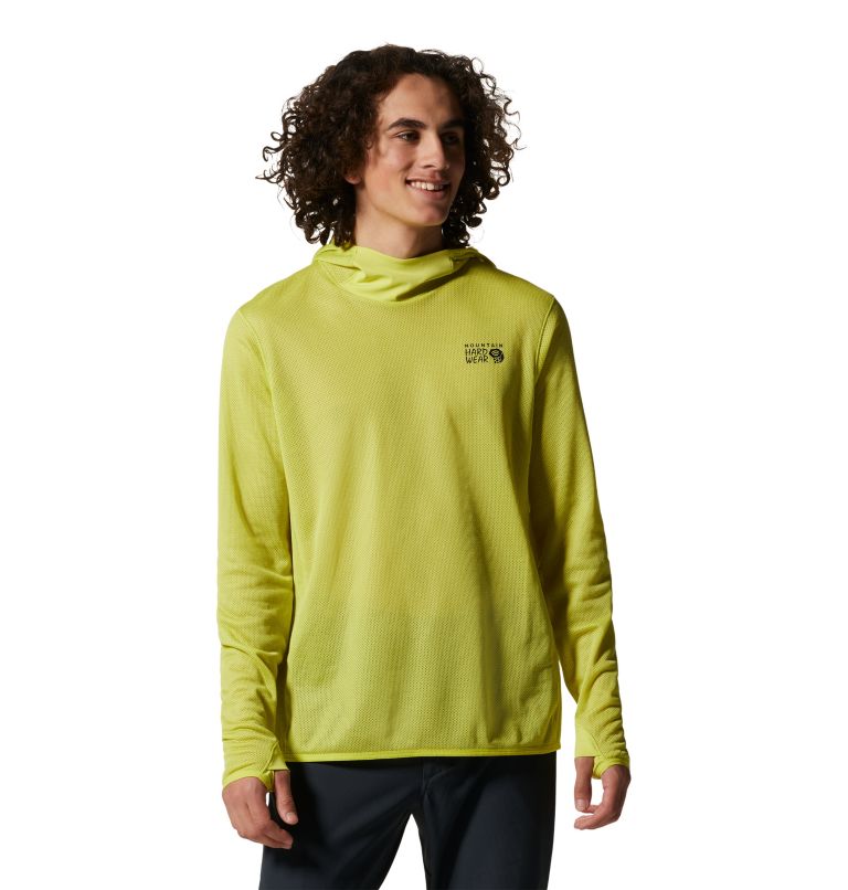 Yellow Men\'s Mountain Hardwear AirMesh™ Hoodie | UK-068123