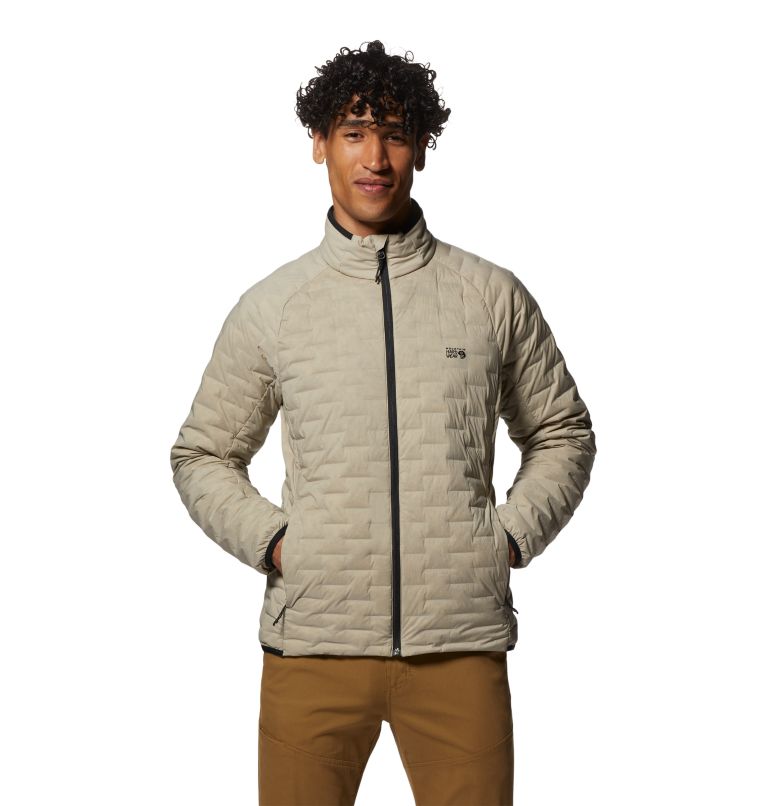 Beige Men's Mountain Hardwear Stretchdown™ Jackets | UK-508476