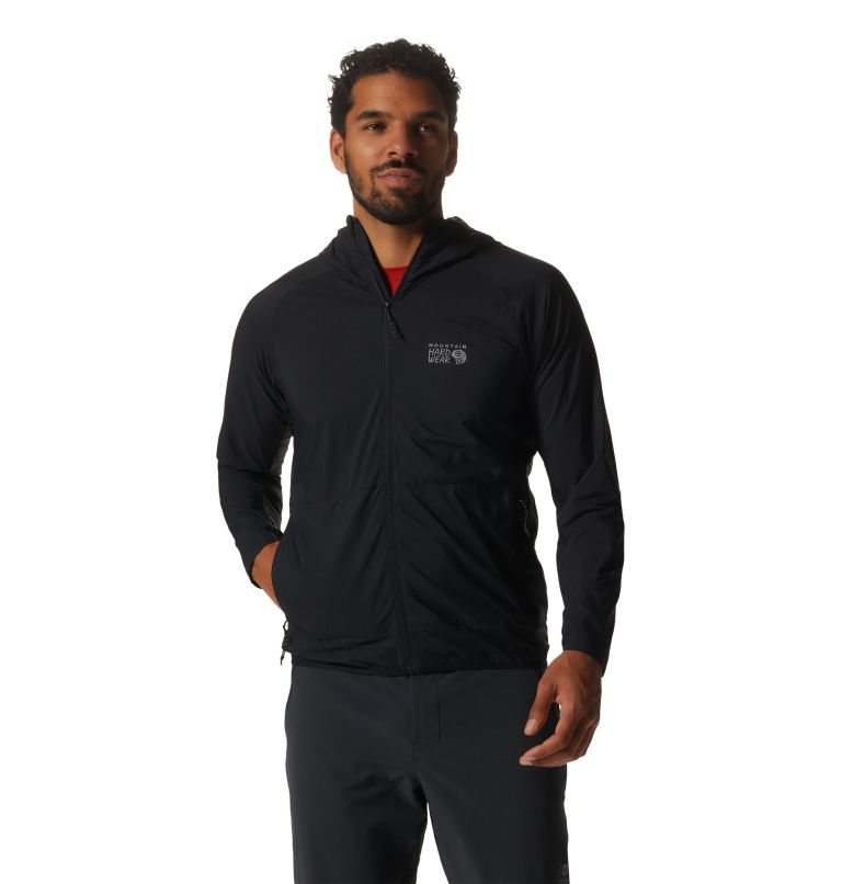 Black Men's Mountain Hardwear Kor AirShell™ Hoodie | UK-954370