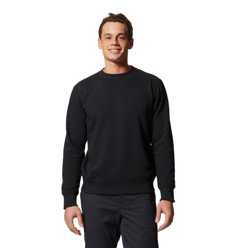 Black Men's Mountain Hardwear MHW Logo Pullover | UK-573049