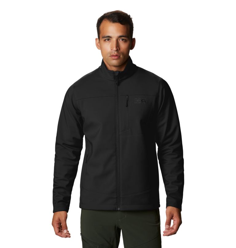 Black Men's Mountain Hardwear Sawtooth Ridge Jackets | UK-460379