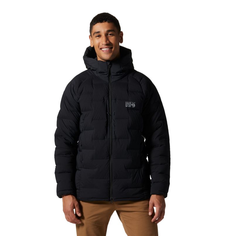 Black Men's Mountain Hardwear Stretchdown™ Parka Jackets | UK-273958