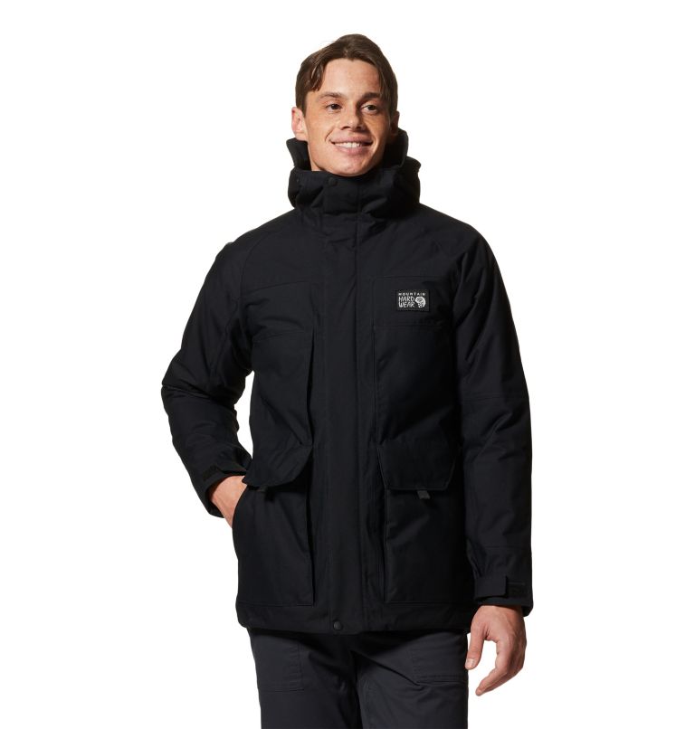 Black Men's Mountain Hardwear Weather Down™ Parka Jackets | UK-401975