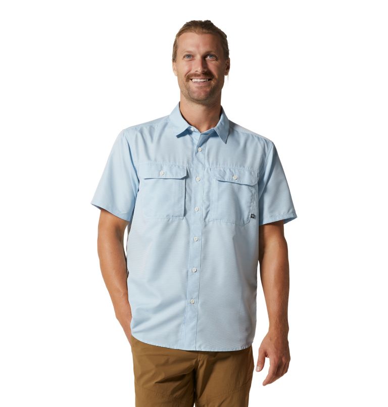 Blue Men's Mountain Hardwear Canyon™ Shirts | UK-690873