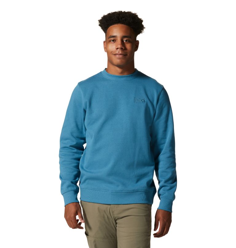 Blue Men's Mountain Hardwear MHW Logo Pullover | UK-465378