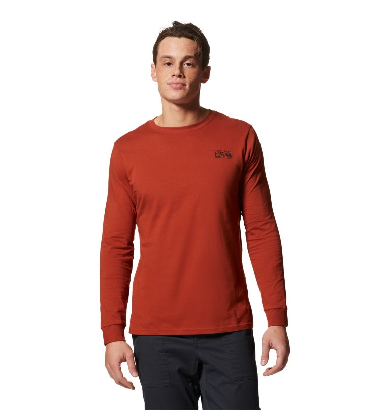 Dark Copper Men's Mountain Hardwear MHW Back Logo Sweatshirt | UK-790485