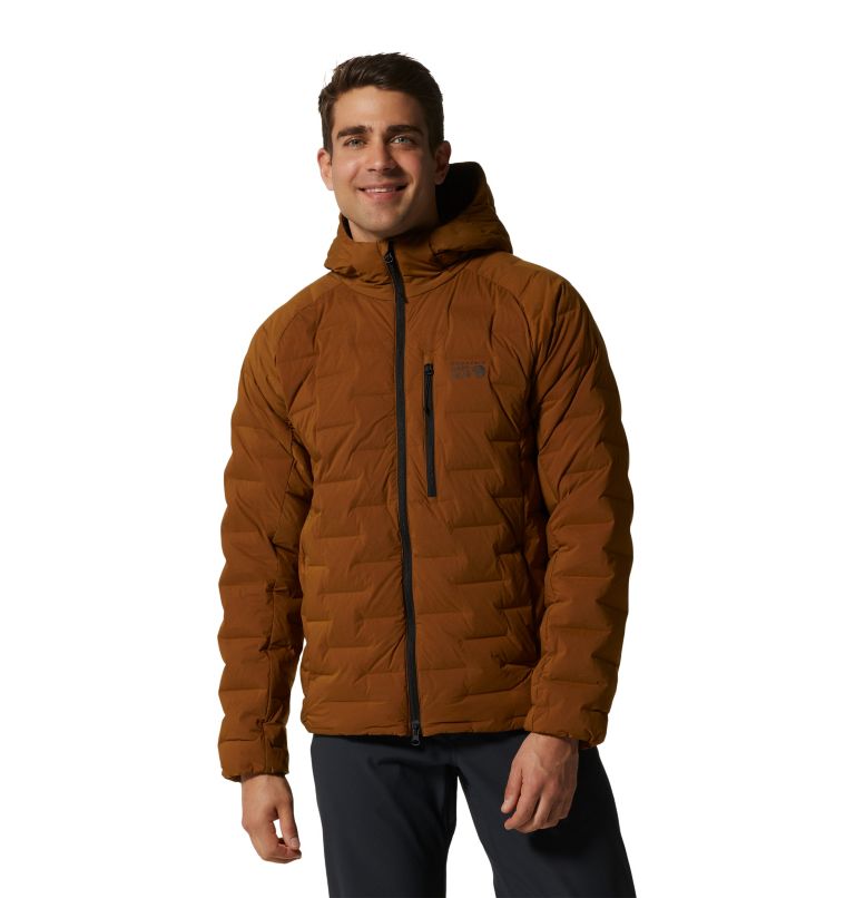 Gold Brown Men's Mountain Hardwear Stretchdown™ Hoodie | UK-680193