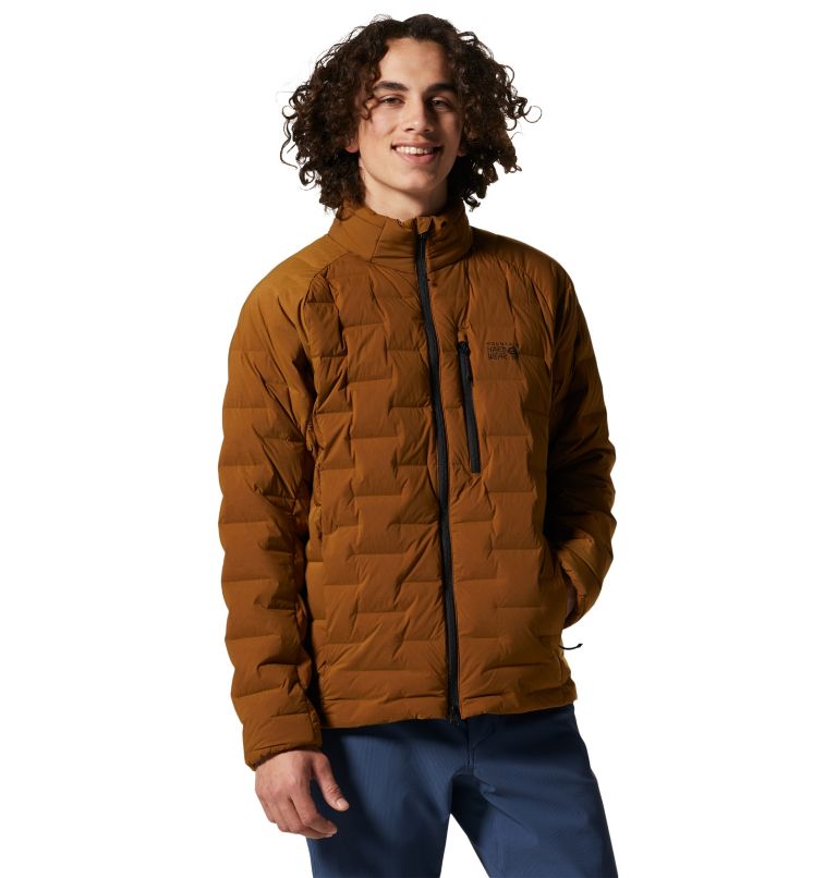 Gold Brown Men's Mountain Hardwear Stretchdown™ Jackets | UK-912304