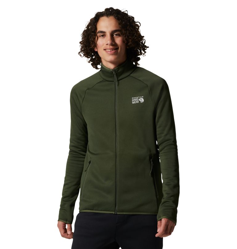 Green Men's Mountain Hardwear Polartec® Power Stretch® Pro Jackets | UK-765130