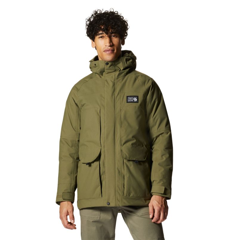 Green Men's Mountain Hardwear Weather Down™ Parka Jackets | UK-376904