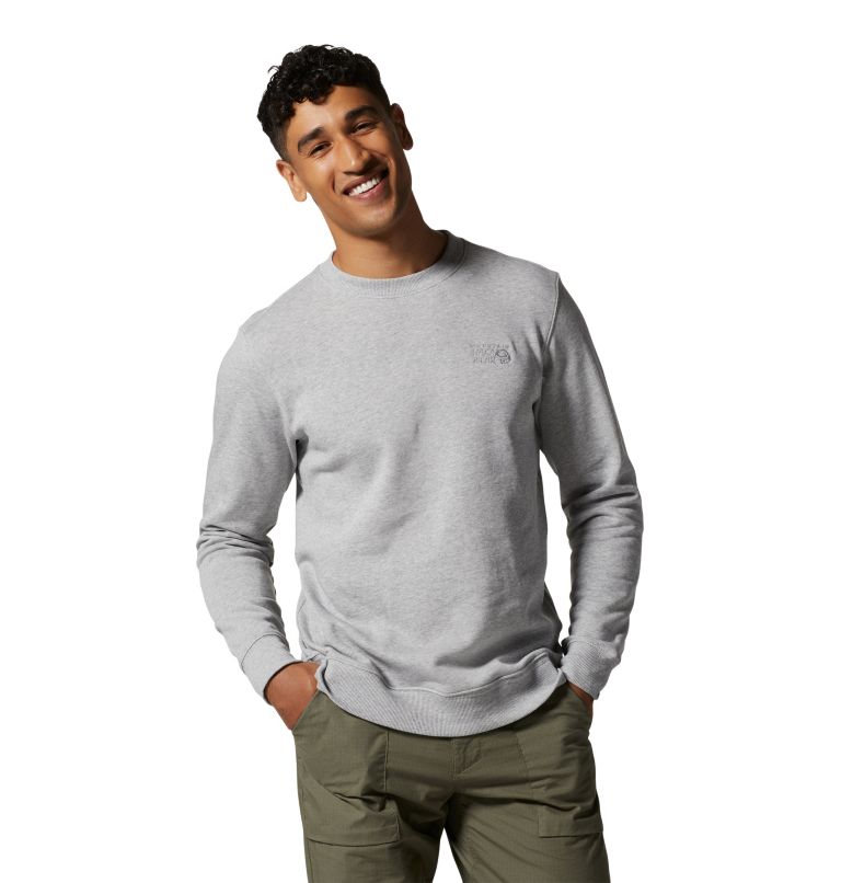 Grey Men's Mountain Hardwear MHW Logo Pullover | UK-482930