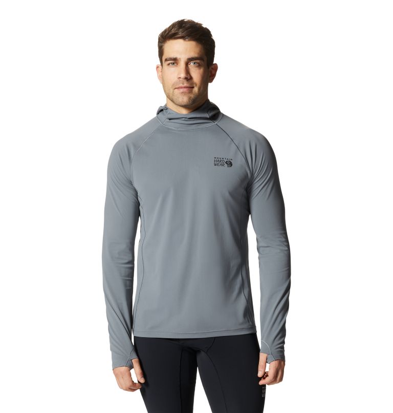 Grey Men's Mountain Hardwear Mountain Stretch™ Hoodie | UK-761302