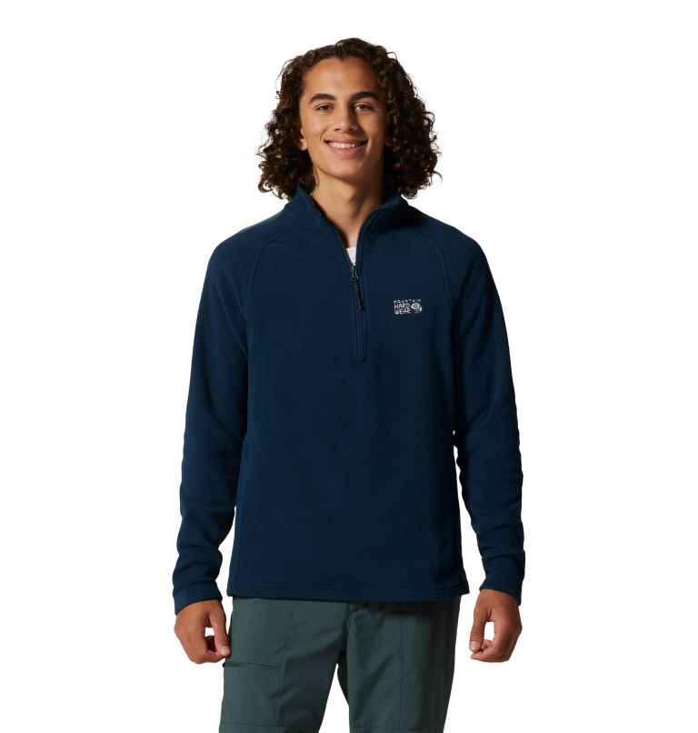 Navy Men's Mountain Hardwear Polartec® Pullover | UK-407361