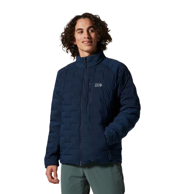 Navy Men's Mountain Hardwear Stretchdown™ Jackets | UK-043916