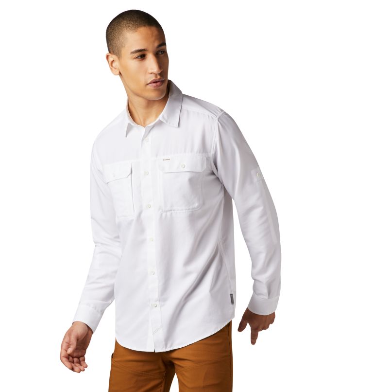 White Men's Mountain Hardwear Canyon™ Shirts | UK-082574