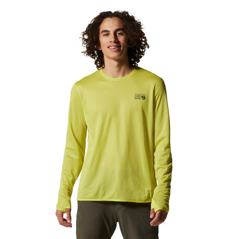 Yellow Men's Mountain Hardwear AirMesh™ Sweatshirt | UK-859327